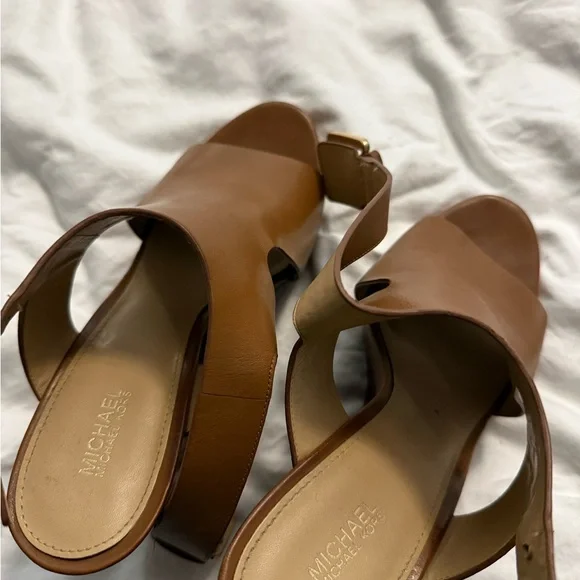 MICHAEL Michael Kors Tan Wedge Sandals - Picture 4 of 4